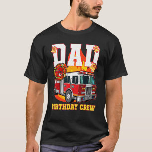 Brandmän för brandsläckningsanläggningen Lastbil i T Shirt
