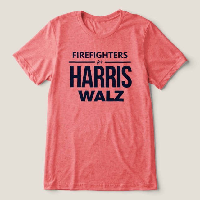 Brandmän för Harris Walz T Shirt (Design Framsida)