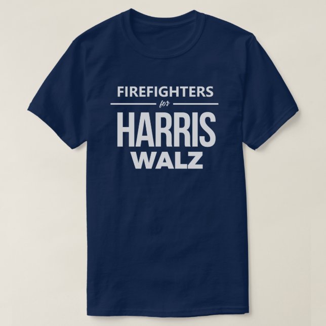 Brandmän för Harris Walz T Shirt (Design framsida)