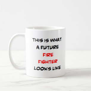 brandman, framtid kaffemugg