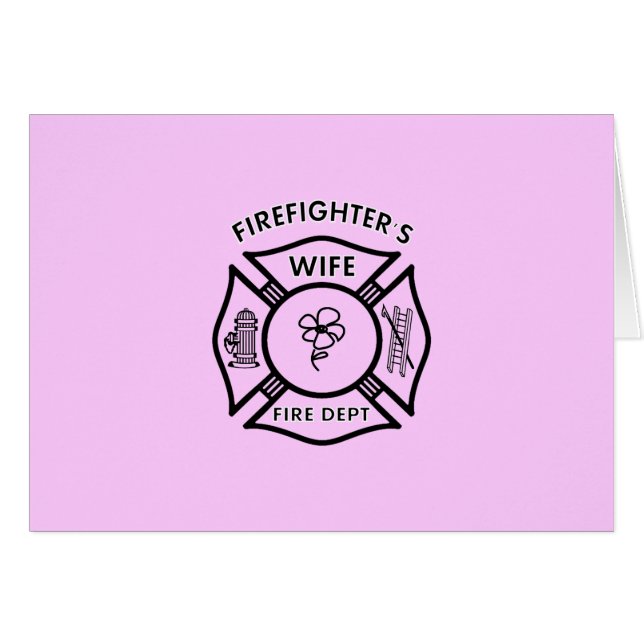 Brandman fru OBS kort (Framsidan Horizontal)