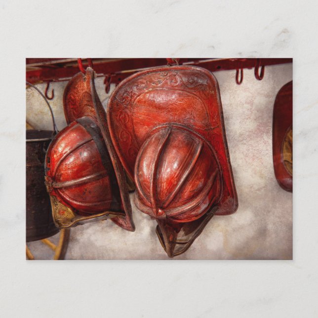 Brandman - Hat - Gamla modedårar Vykort (Framsida)