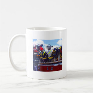 Brandmän - Helmet på Fire Lastbil Kaffemugg