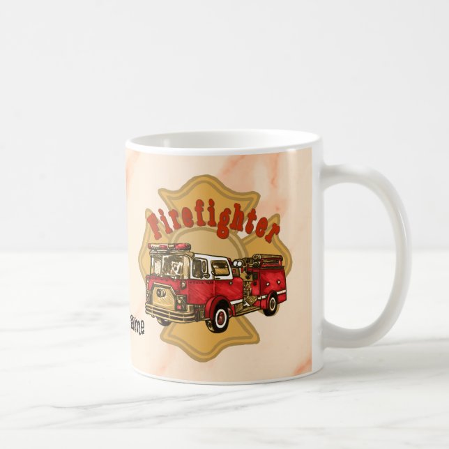 Brandmän i mugg (Höger)