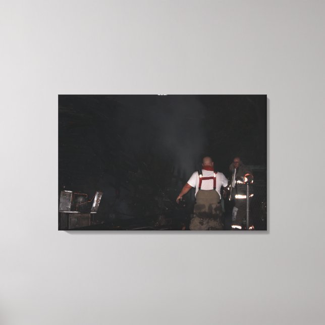 Brandmän i Newkirk Canvastryck (Framsida)