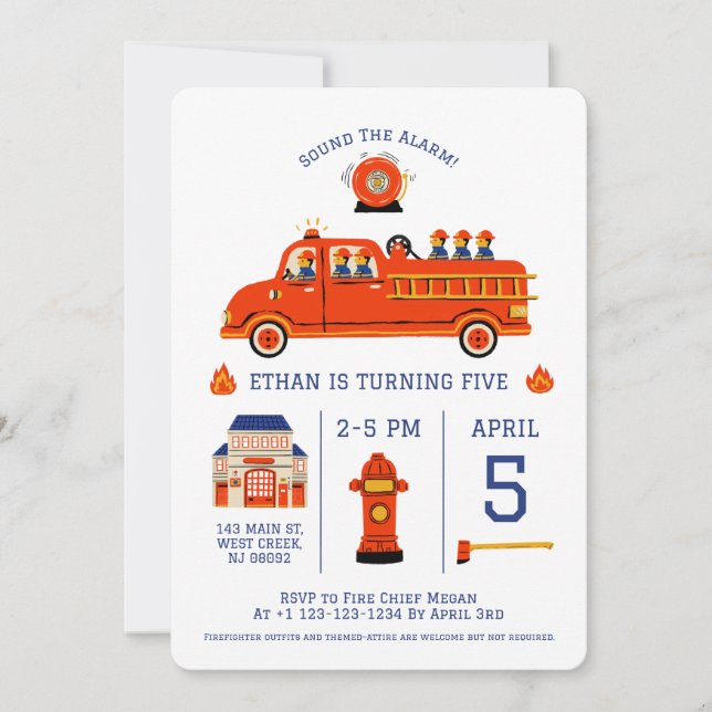 Brandman Inbjudningar (Framsida)