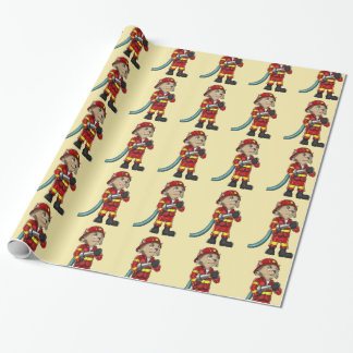 Brandman Kat Inpackningspapper Presentpapper