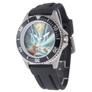 Brandmän lastade på båten armbandsur