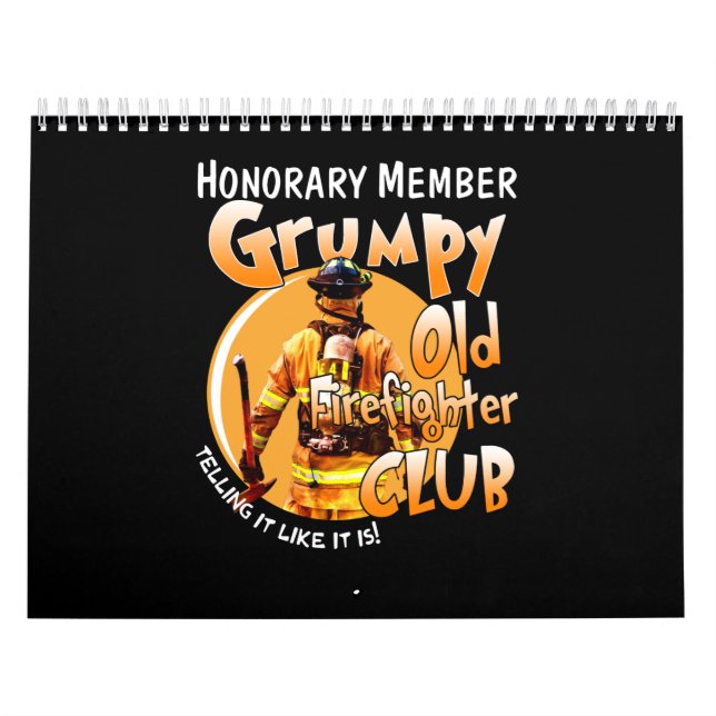 Brandman| Ledamot Gumpy Firefighter Kalender (Omslag)
