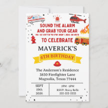 Brandman Ljud Alarm Birthday