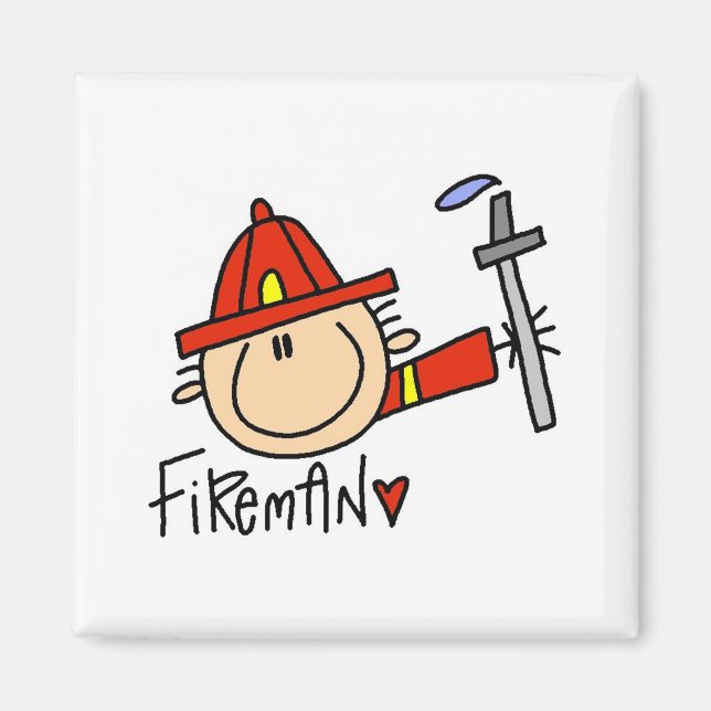 Brandman Magnet (Framsidan)