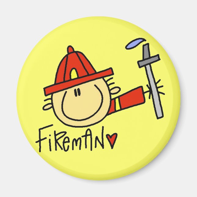 Brandman Magnet (Framsidan)