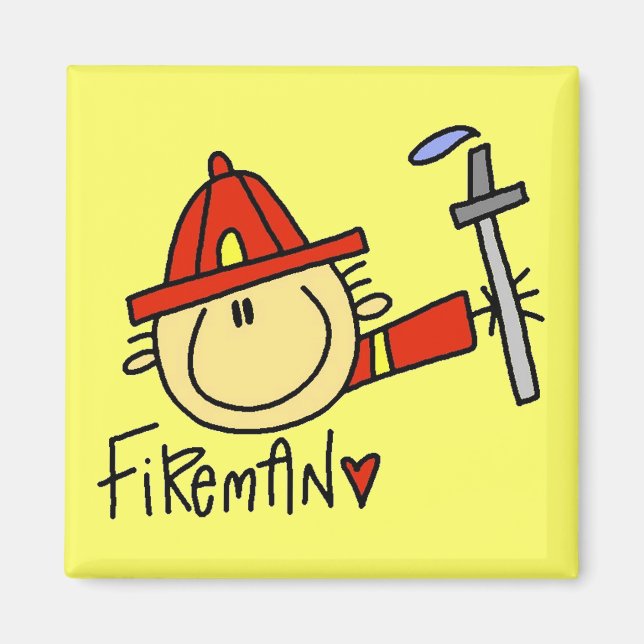 Brandman Magnet (Framsidan)