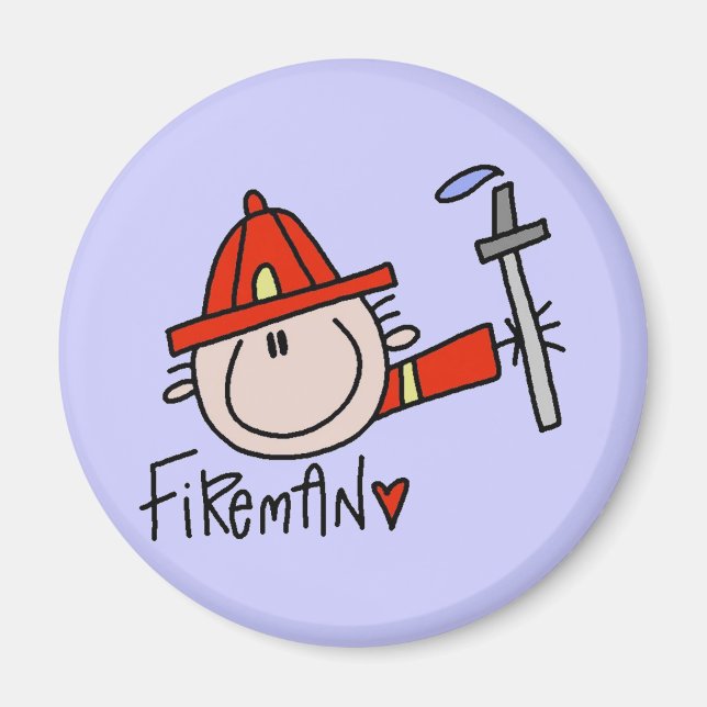 Brandman Magnet (Framsidan)