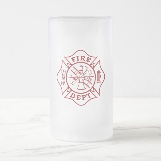 Brandman Maltesiskt Kor frostat glas Mugg (Center)