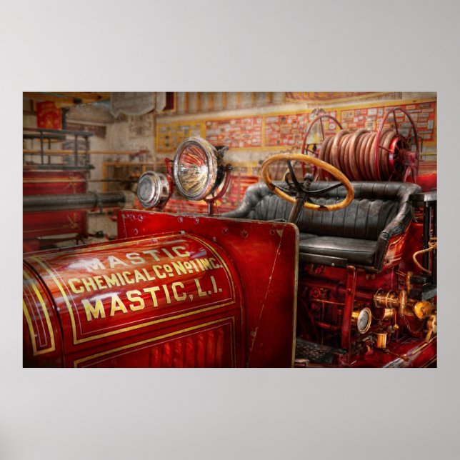 Brandman - Mastic kemisk co Poster (Framsidan)
