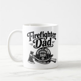 Brandman Pappa – Hjälte, Skyddare, Legend Kaffemugg