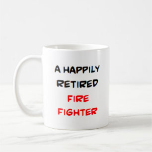 brandman pensionerad kaffemugg