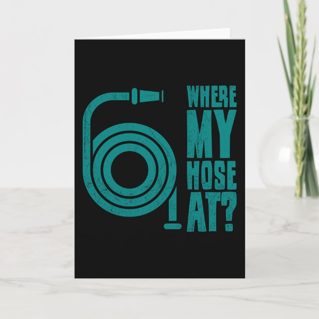 Brandman Roligt Brandman Kläder Brandman Kort (Framsida)