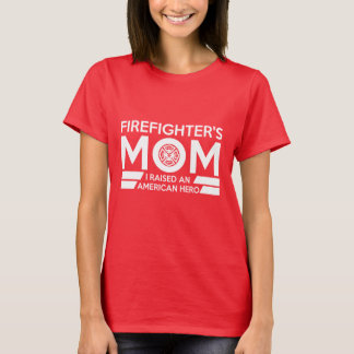 Brandman skjorta för mammahjälte T Tee Shirt