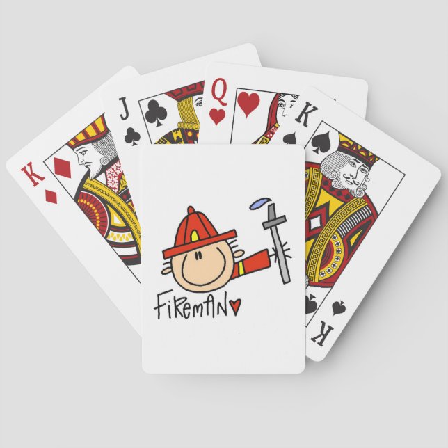 Brandman Spel Kort (Baksidan)