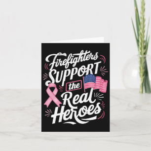 Brandmän stöder bröstcancer i verkliga Heroes Kort