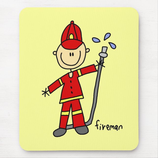 Brandman Streckfigur Musmatta (Framsidan)