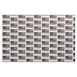 Brandman Thin Red Line Fabric av varvet Tyg