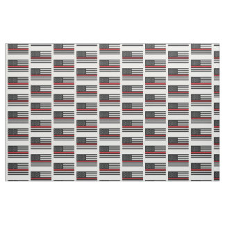 Brandman Thin Red Line Fabric av varvet Tyg