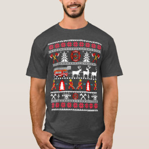 Brandman Ugly jul Sweater, Fireman Fire D T Shirt
