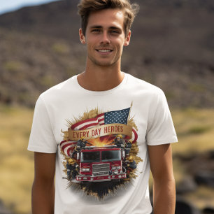 Brandmän under Flagga T Shirt