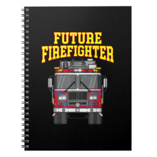 Brandmän ut från Pappa-son Nephew Boys Future Fire Anteckningsbok