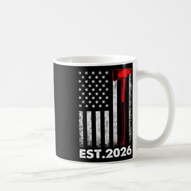 Brandman Utbildning Est 2026 Brandskola Exam  Kaffemugg (Höger)