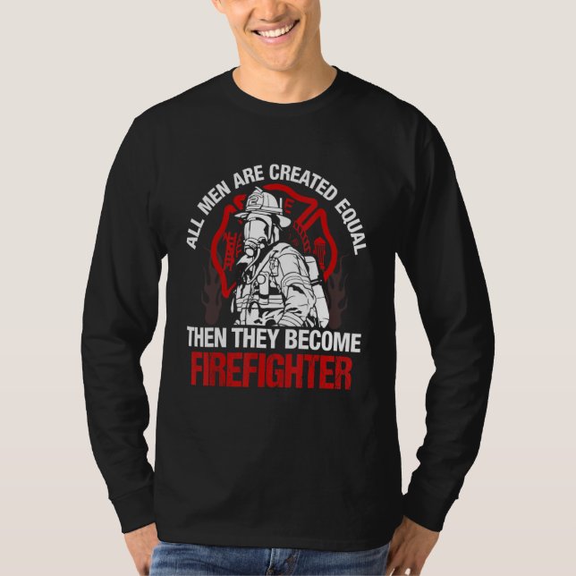 Brandman vi Springa mot flamman T Shirt (Framsida)