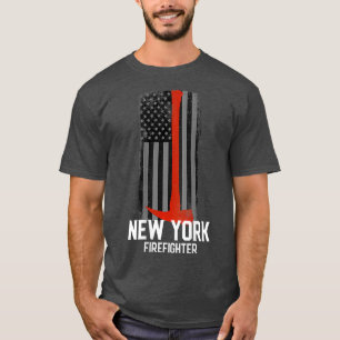 Brandmän vid New York Fire Police Department T Shirt