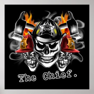 Brandmandöskallar: Chief.en Poster