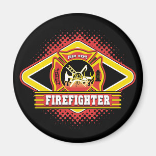 Brandmanlogotyp Magnet
