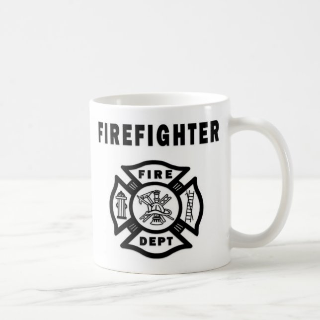 Brandmanlogotyp Mugg (Höger)