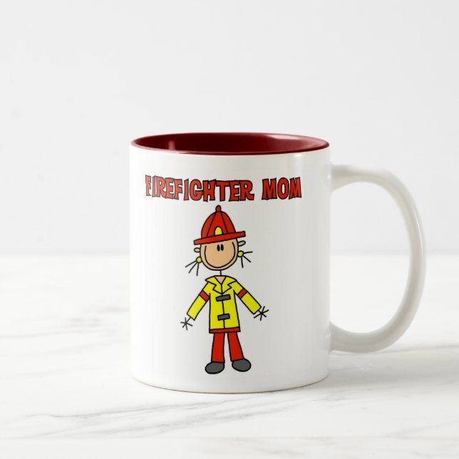 Brandmanmamma Två-Tonad Mugg (Höger)
