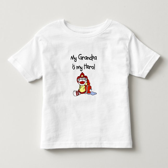Brandmanmorfarhjälte T-shirt (Framsida)
