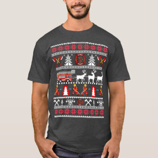 Brandmannen ful jultröja brandman brandkår t shirt