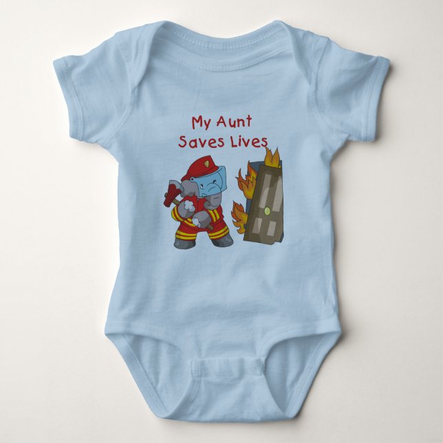 Brandmannen min moster sparar livTshirts och gåvor Tröja (Framsida)