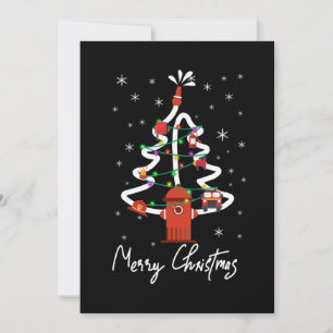 Brandmannen present   God Jul Brandmannen Julkort