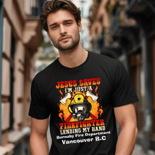 Brandmännens hoppingivande uppmaning till handling t shirt