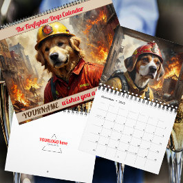 Brandmännens Hundar 2026 Personlig Kalender