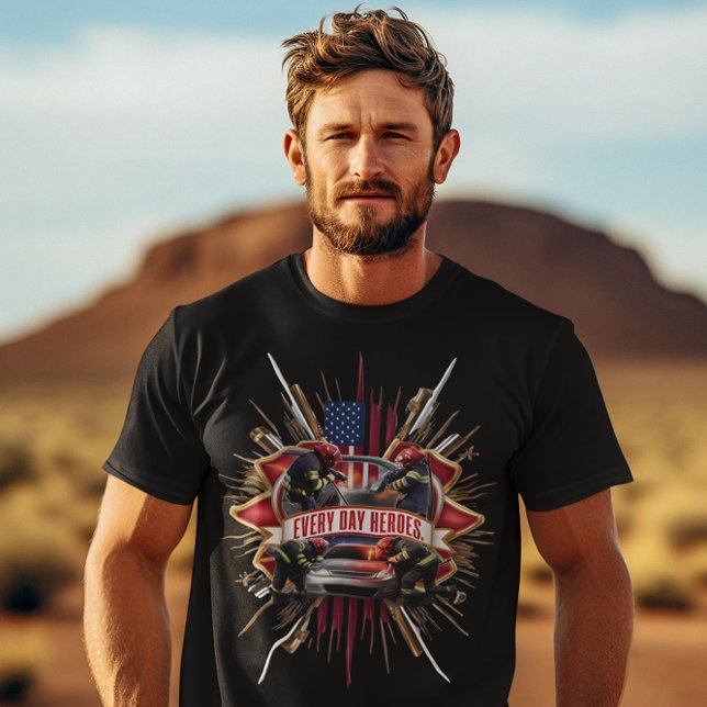 Brandmännens Rädding - bilolycka T Shirt (Skapare uppladdad)