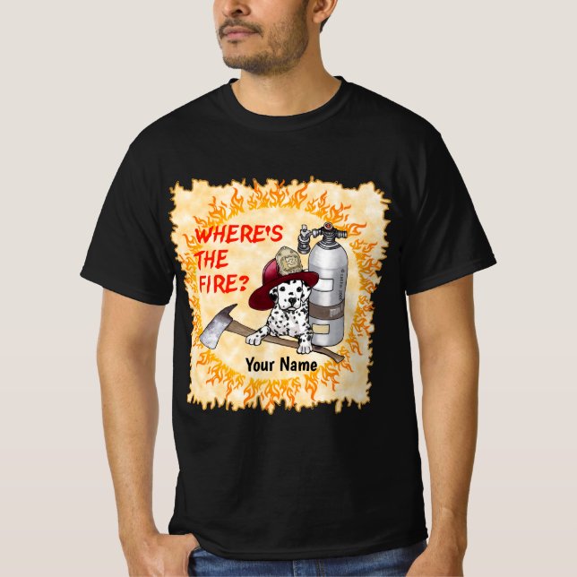 Brandmännens t-shirt (Framsida)