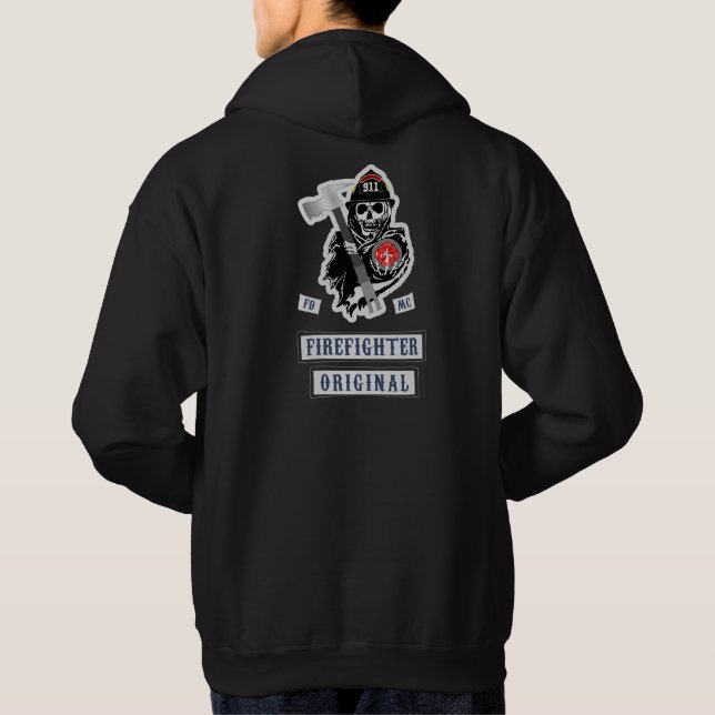Brandmanoriginal! Sweatshirt Med Luva (Baksida)