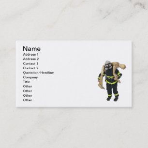 Brandmanräddingperson Visitkort