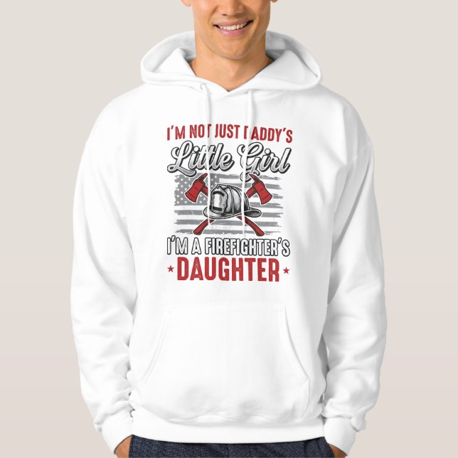 Brandmans Dotter Vintage Hoodie (Framsida)